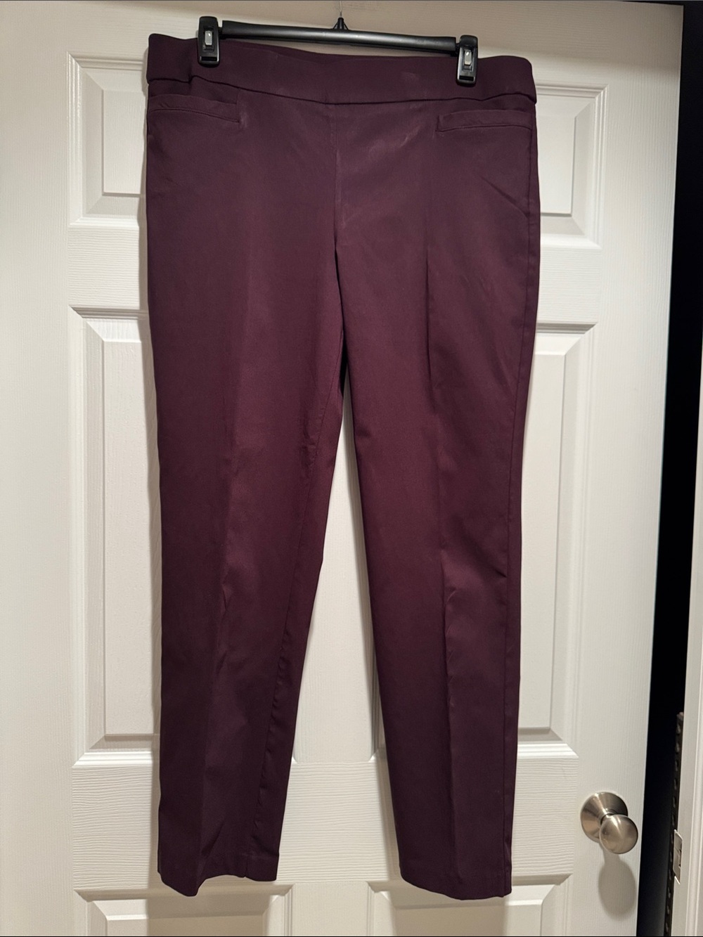 Women's Briggs Slim Ankle Pants - Plum